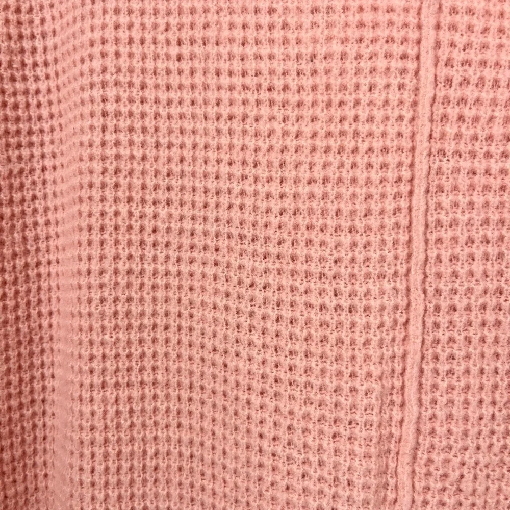 Free People Intimately Free C.O.M.F.Y.
Waffle Knit V-Neck Oversized Sweater - Picture 12 of 14